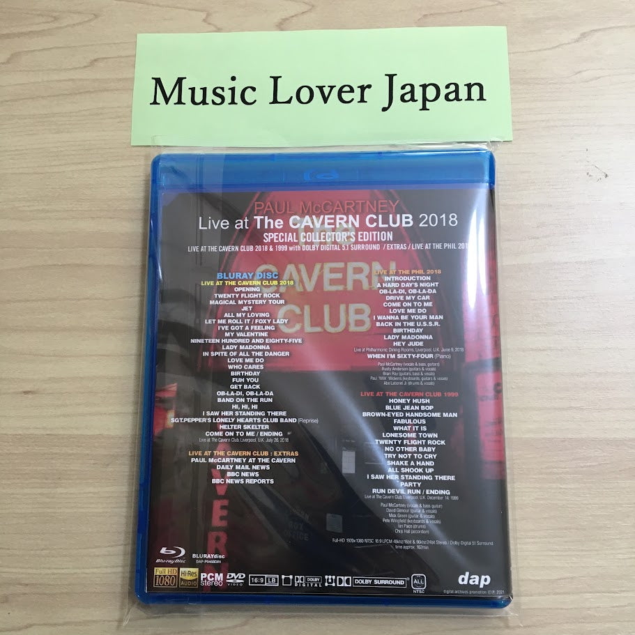 PAUL McCARTNEY / Live at The CAVERN CLUB 2018 [2CD/1DVD+1BLURAY]