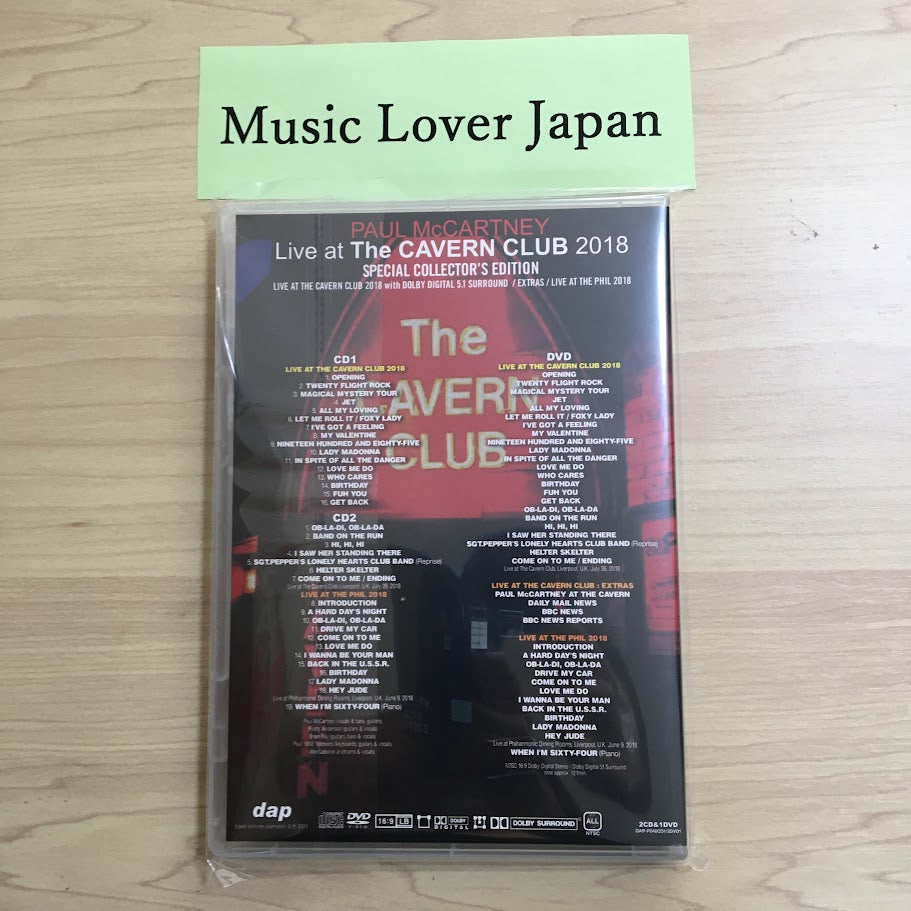 PAUL McCARTNEY / Live at The CAVERN CLUB 2018 [2CD/1DVD+1BLURAY]