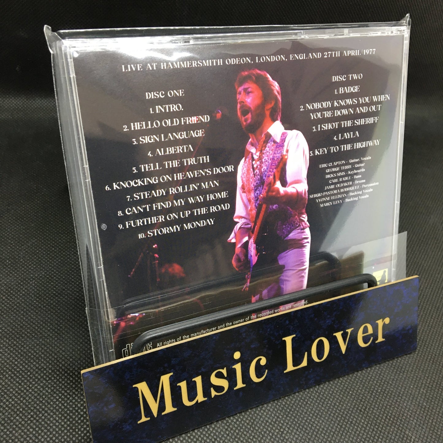ERIC CLAPTON / HAMMERSMITH ODEON 1977 1ST NIGHT SOUNDBOARD MASTER (2CD)