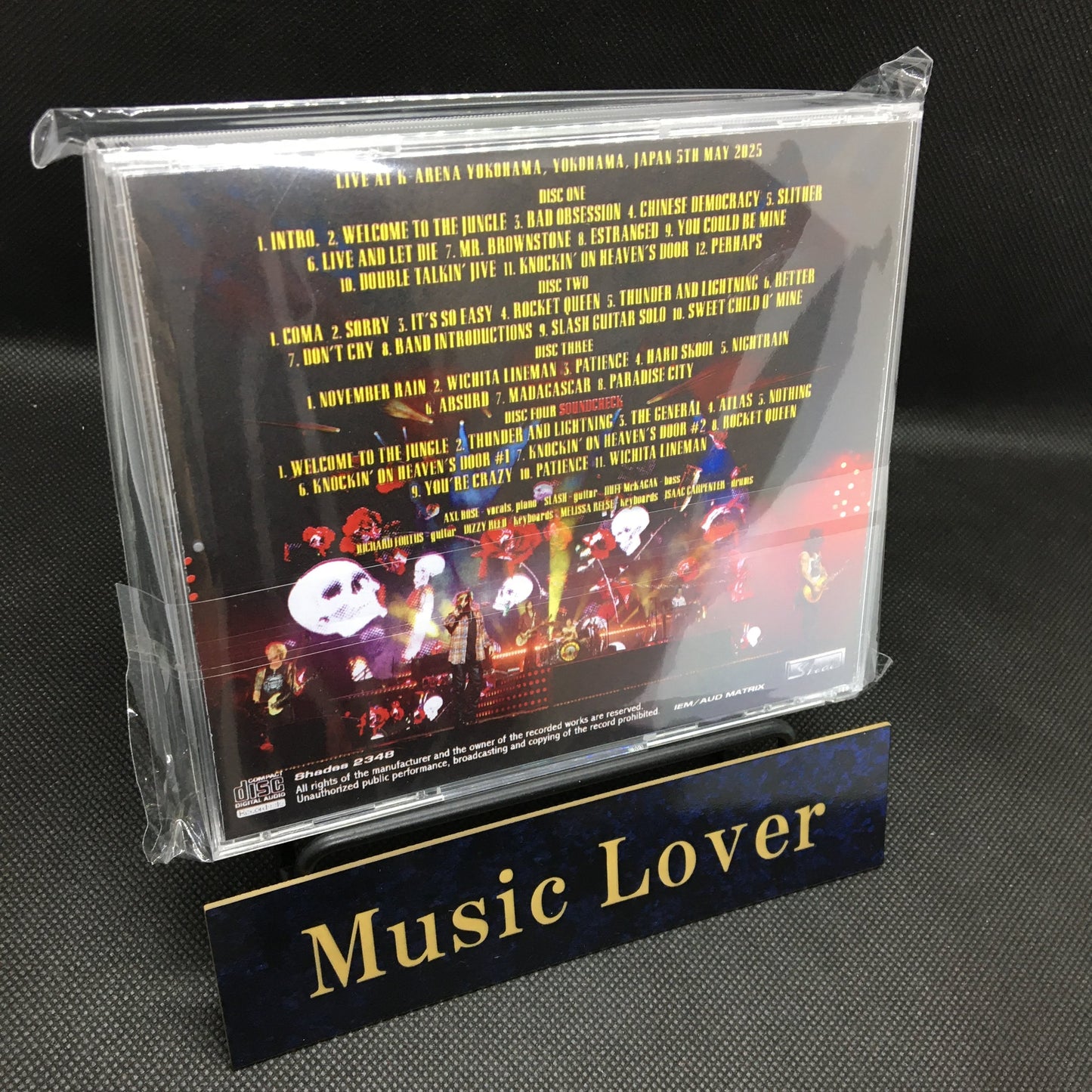 GUNS N' ROSES / DEFINITIVE YOKOHAMA 2025 IEM/AUD MATRIX (4CDR)