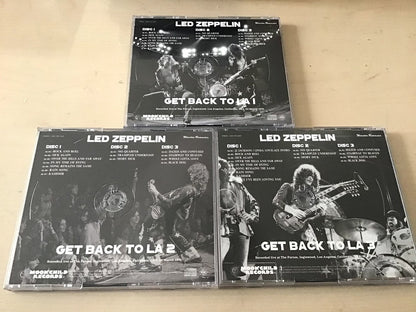 Led Zeppelin Get Back To LA 1 & 2 & 3 1975 3 Set 9CD Moonchild