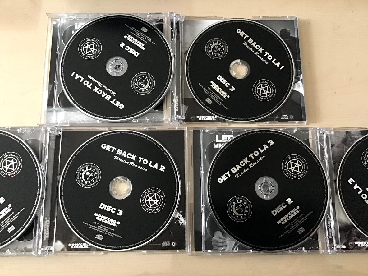 Led Zeppelin Get Back To LA 1 & 2 & 3 1975 3 Set 9CD Moonchild