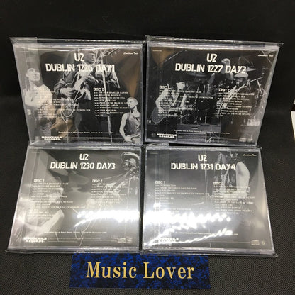 U2 / Dublin LOVE COMES TO TOWN TOUR 1989 4 Titles 8CD Set Soundboard Moonchild