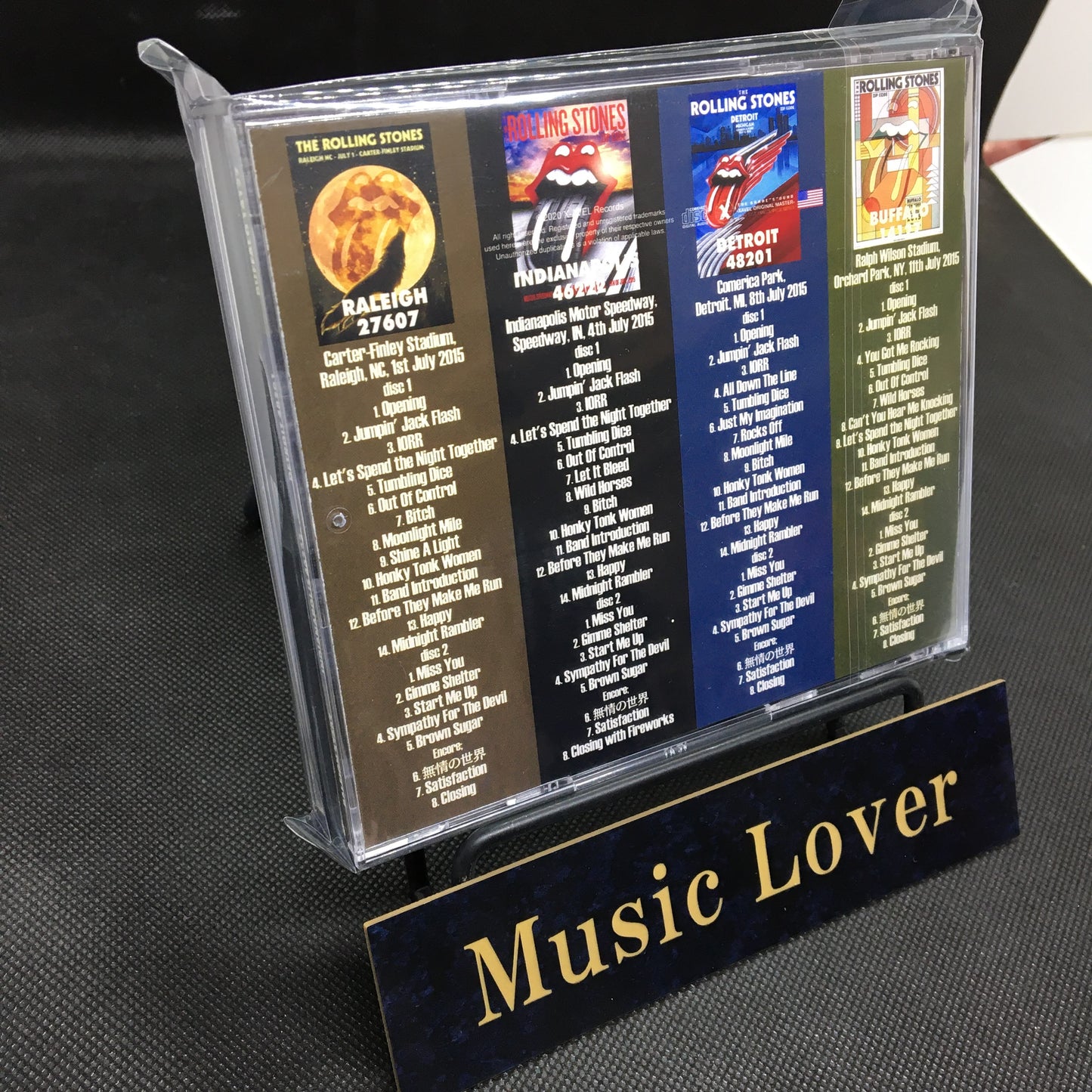 THE ROLLING STONES / ZIP CODE TOUR 2015 LIMITED SET (8CD)