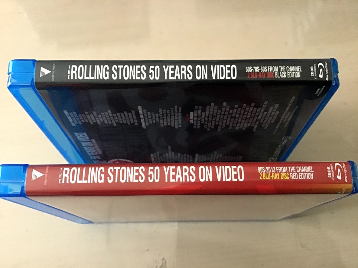 The Rolling Stones 50 Years On Video Black & Red Edition Blu-ray 4 Discs Set BDR