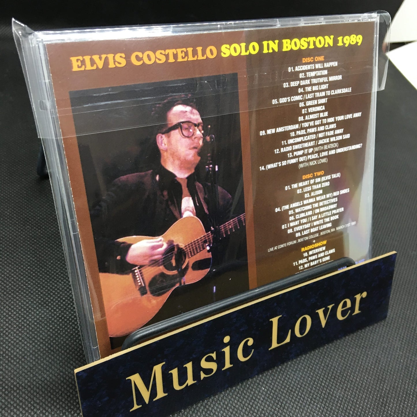 ELVIS COSTELLO / SOLO IN BOSTON 1989 (2CDR)