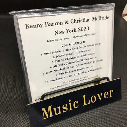 Kenny Barron & Christian McBride / New York 2023 STEREO SOUNDBOARD (1CDR+1BDR)