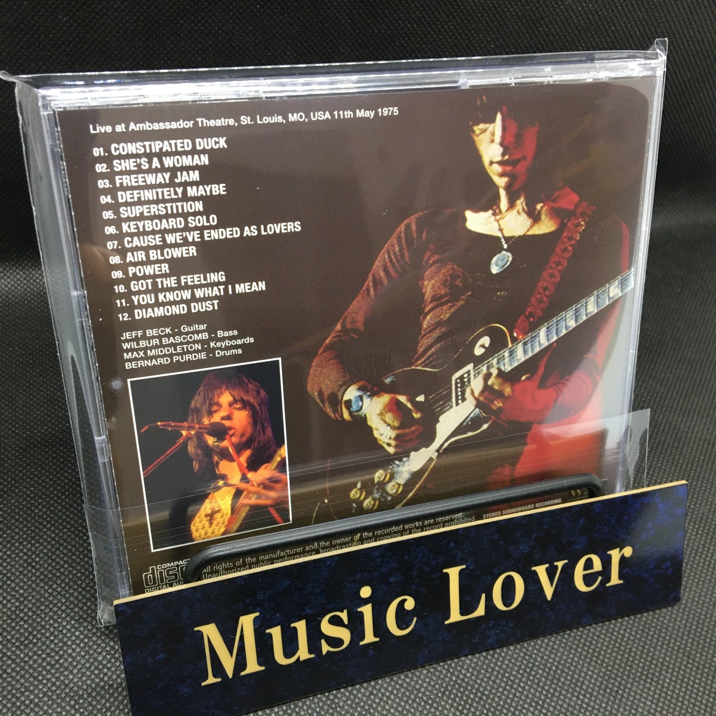 JEFF BECK / ST. LOUIS 1975 SOUNDBOARD (1CD)