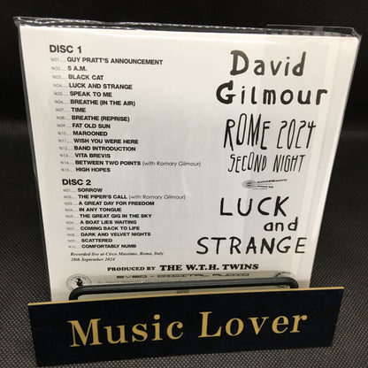DAVID GILMOUR / ROME 2024 SECOND NIGHT (2CD)