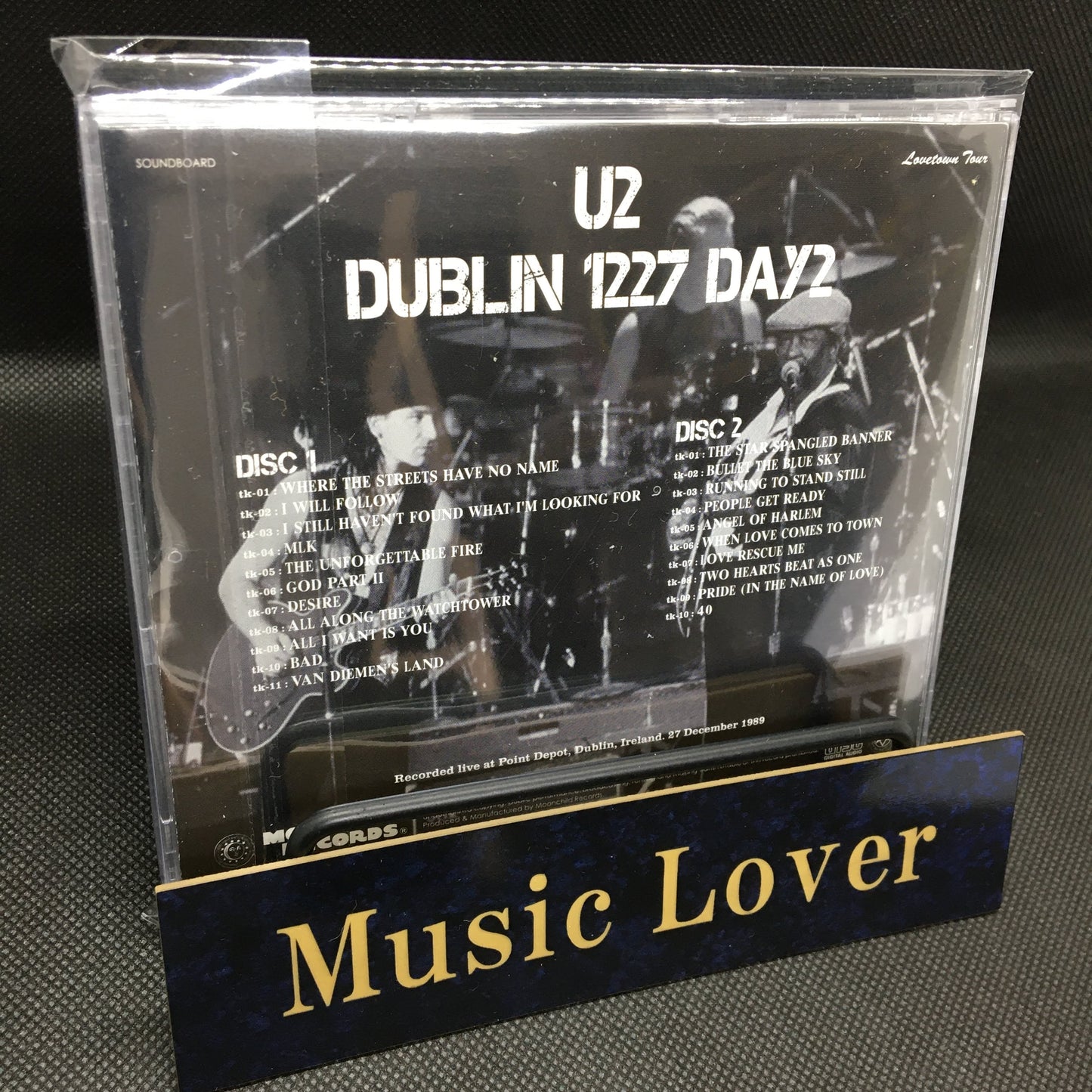 U2 / Dublin LOVE COMES TO TOWN TOUR 1989 4 Titles 8CD Set Soundboard Moonchild
