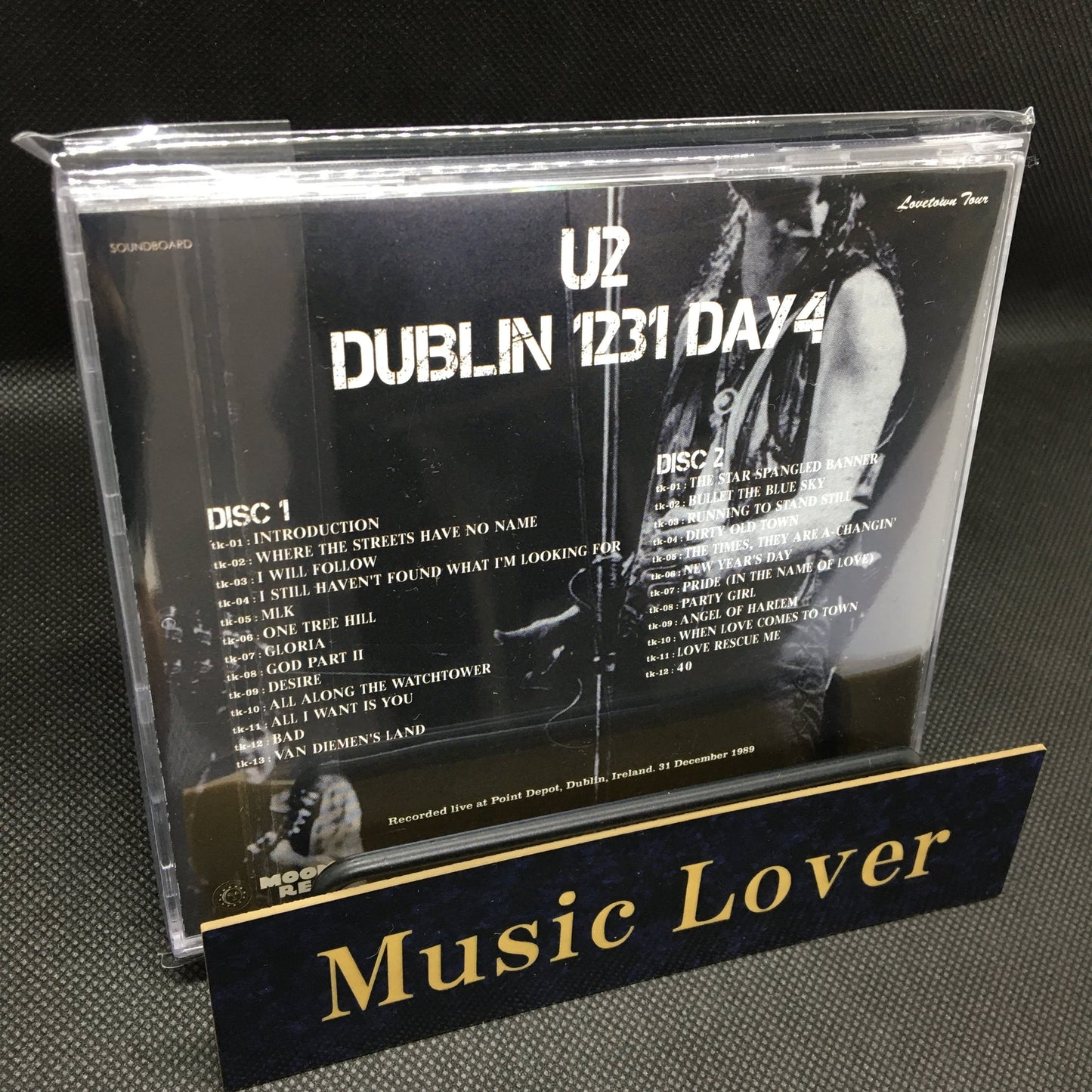 U2 / Dublin LOVE COMES TO TOWN TOUR 1989 4 Titles 8CD Set Soundboard Moonchild