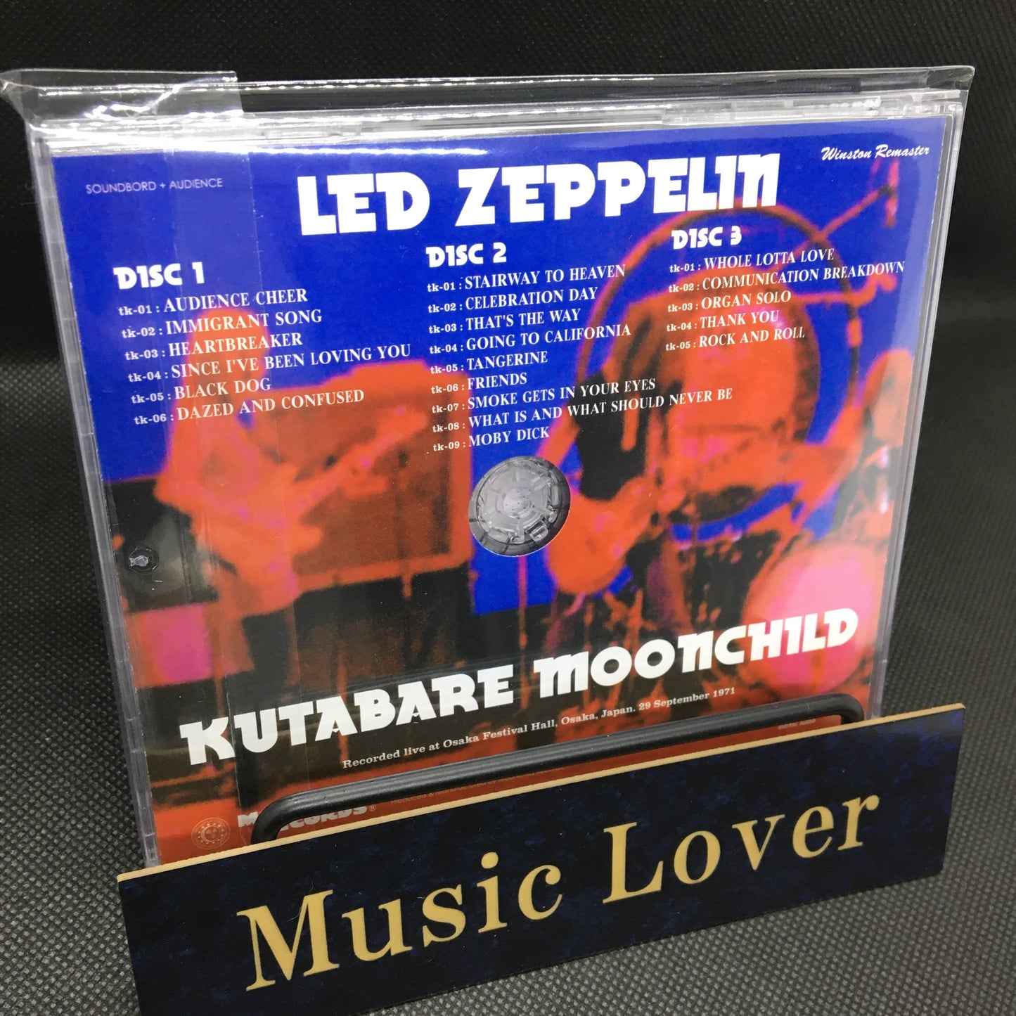 Led Zeppelin Kutabare Moonchild 3CD Moon Child Record