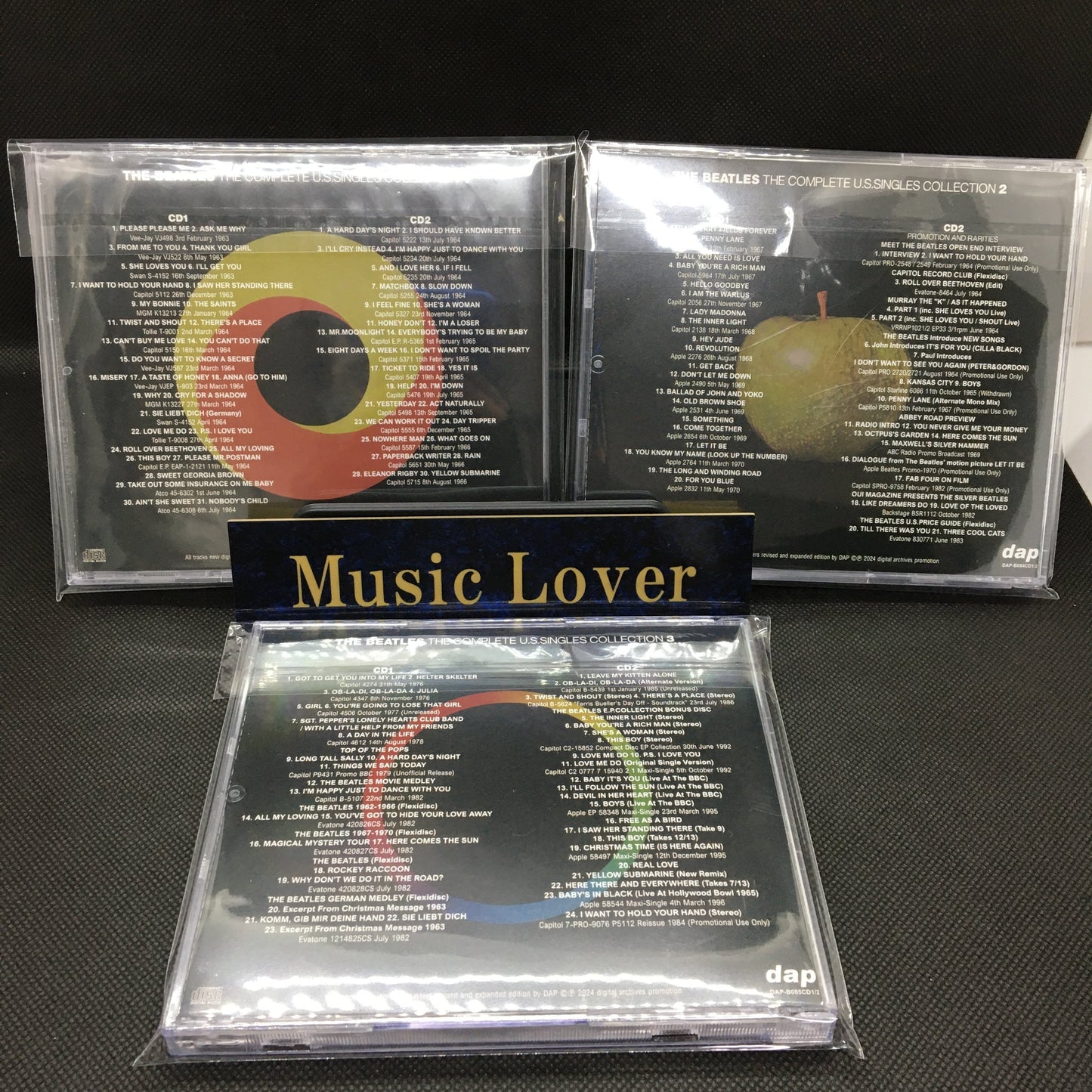 THE BEATLES / THE COMPLETE U.S.SINGLES COLLECTION 1,2,3 SET (2CD×3)