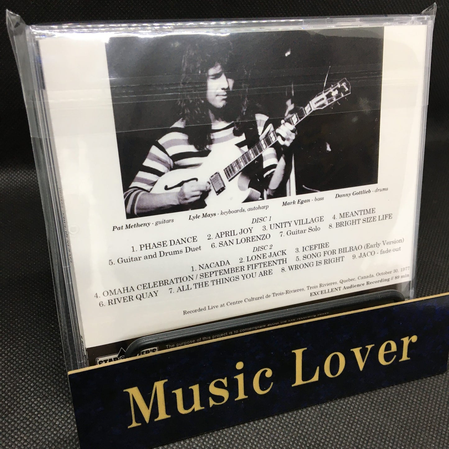 GRUPPO PAT METHENY / VIVENTE A QUEBEC 771030 (2CDR)