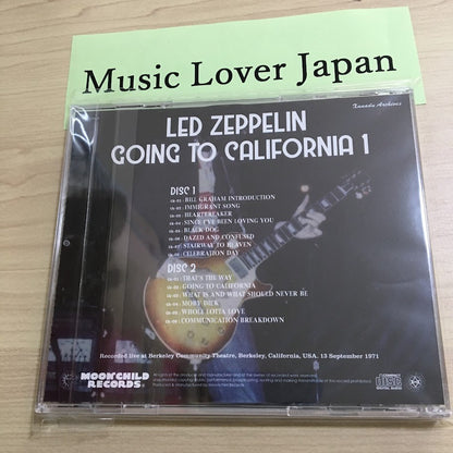 Led Zeppelin Going To California 1 CD 2 Discs 14 Tracks Moonchild Records