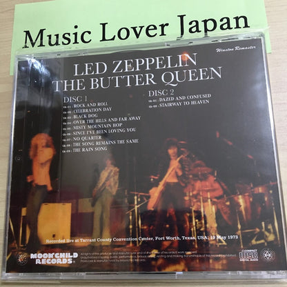Led Zeppelin / The Butter Queen 1973 2CD Soundboard Moonchild Records