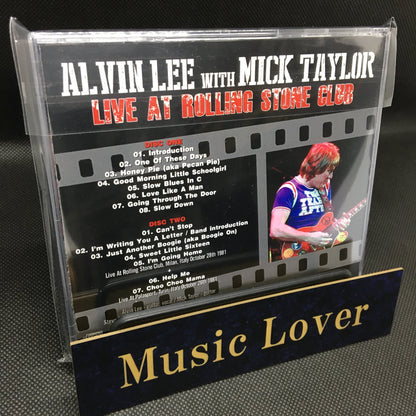 ALVIN LEE WITH MICK TAYLOR / LIVE AT ROLLING STONE CLUB (2CDR)