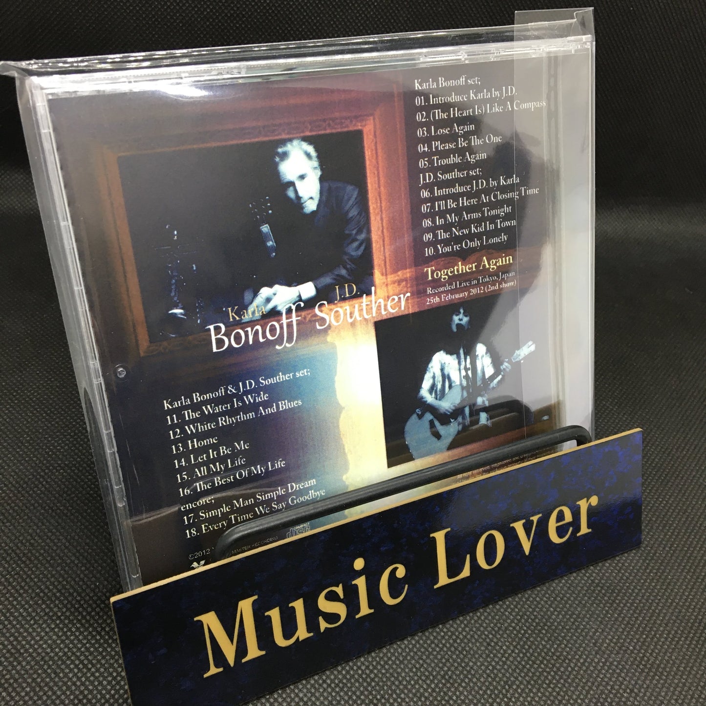 KARLA BONOFF & J.D.SOUTHER / TOGETHER AGAIN LIVE IN JAPAN 2012 (1CDR)