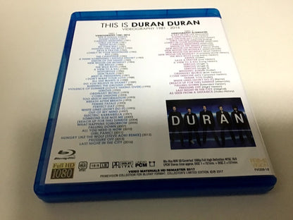 Duran Duran This Is Videography 1981-2016 Blu-ray 2BDR Primevision