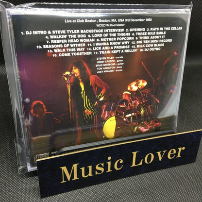 AEROSMITH / DEFINITIVE BOSTON 1980 WCOZ FM MASTER STEREO SOUNDBOARD (1CD)