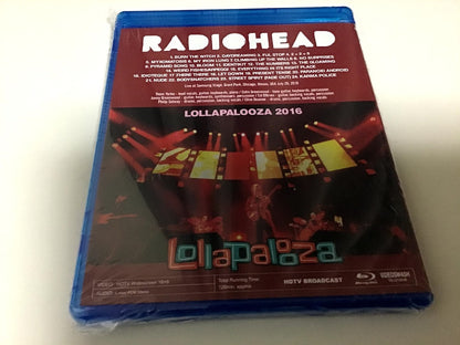Radiohead Lollapalooza 2016 July 29 Blu-ray 1 Disc 24 Tracks Music Rock Japan