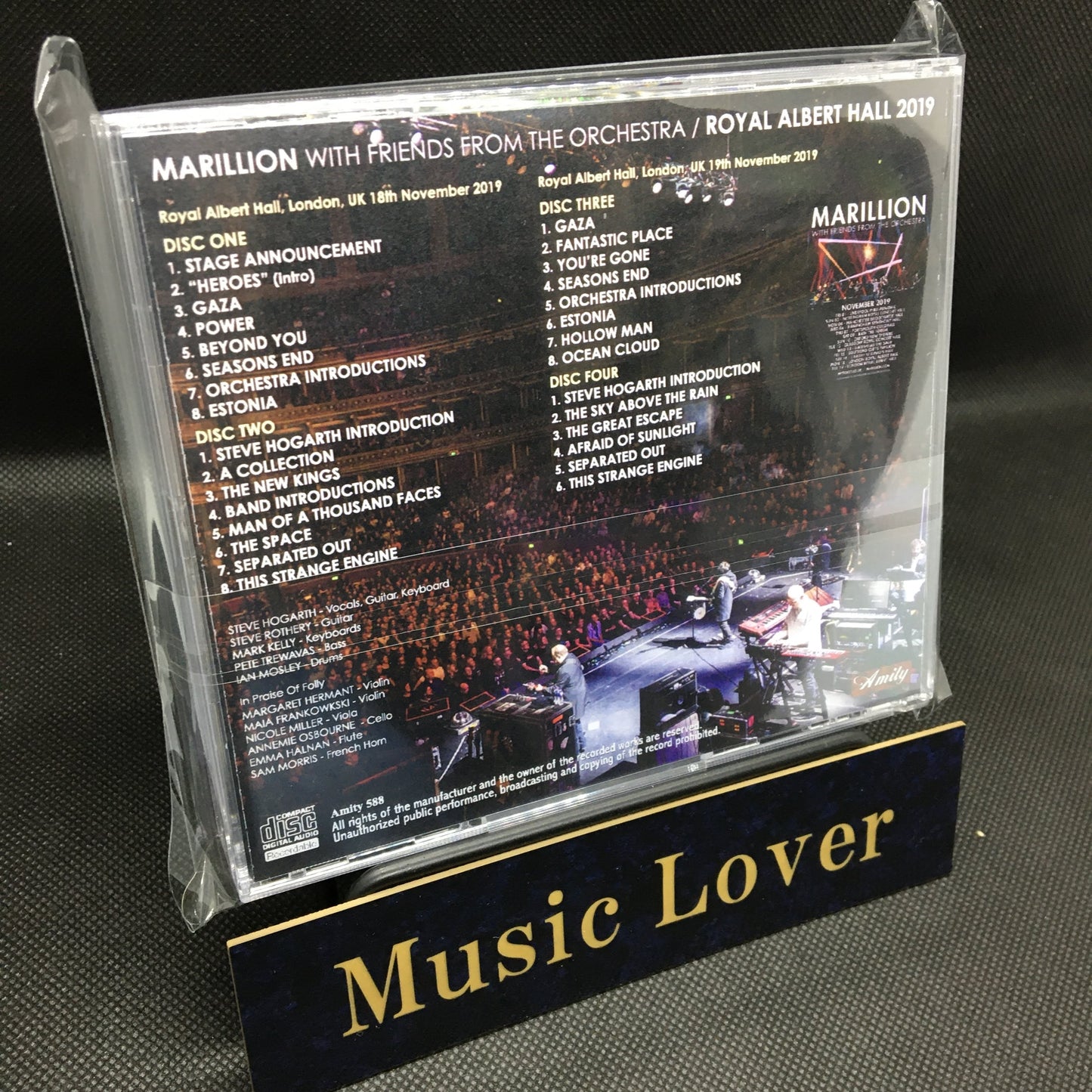 MARILLION / ROYAL ALBERT HALL 2019 (4CDR)