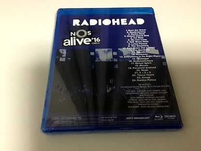 Radiohead Nos Alive! 2016 July 8 Blu-ray 1 Disc 24 Tracks Music Rock Japan