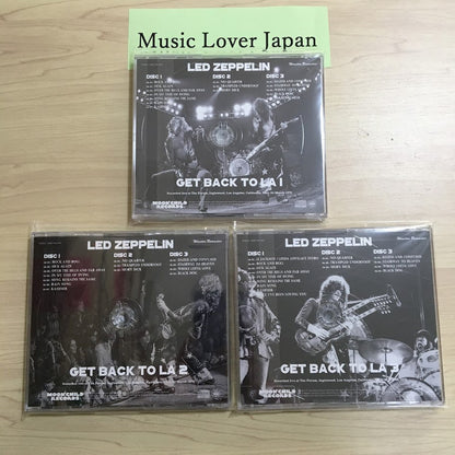 Led Zeppelin Get Back To LA 1 & 2 & 3 1975 3 Set 9CD Moonchild