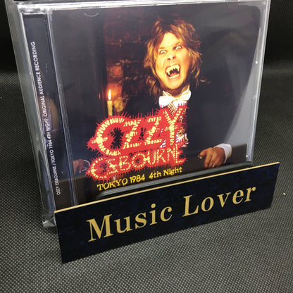 OZZY OSBOURNE / TOKYO 1984 4TH NIGHT ORIGINAL AUDIENCE RECORDING (1CDR)