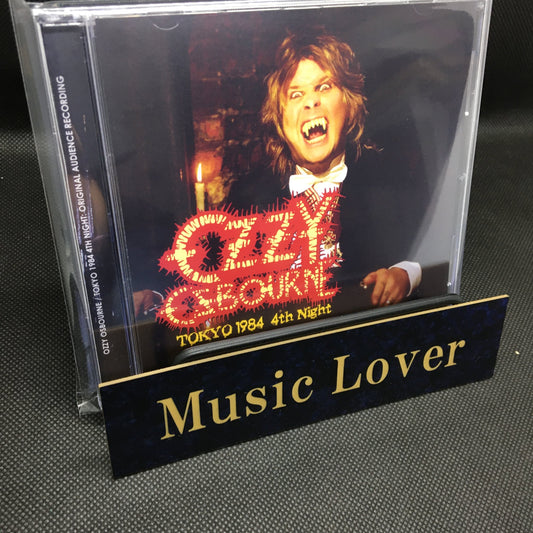 OZZY OSBOURNE / TOKYO 1984 4TH NIGHT ORIGINAL AUDIENCE RECORDING (1CDR)