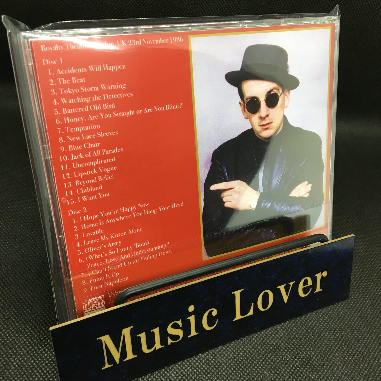 ELVIS COSTELLO & THE ATTRACTIONS / ROYALTY THEATRE, LONDON 1986 PRE-FM (2CDR)