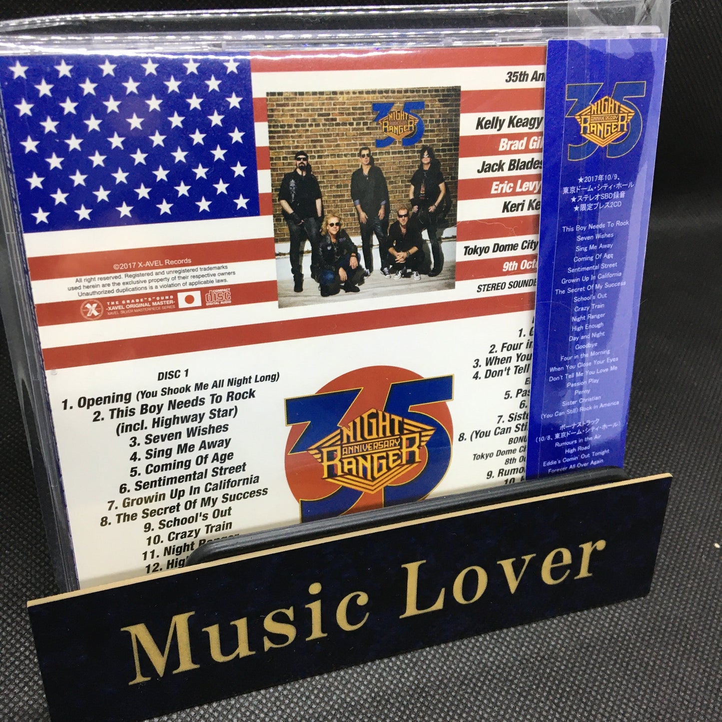 NIGHT RANGER / 2017 LIVE IN TOKYO 2ND NIGHT (2CD)