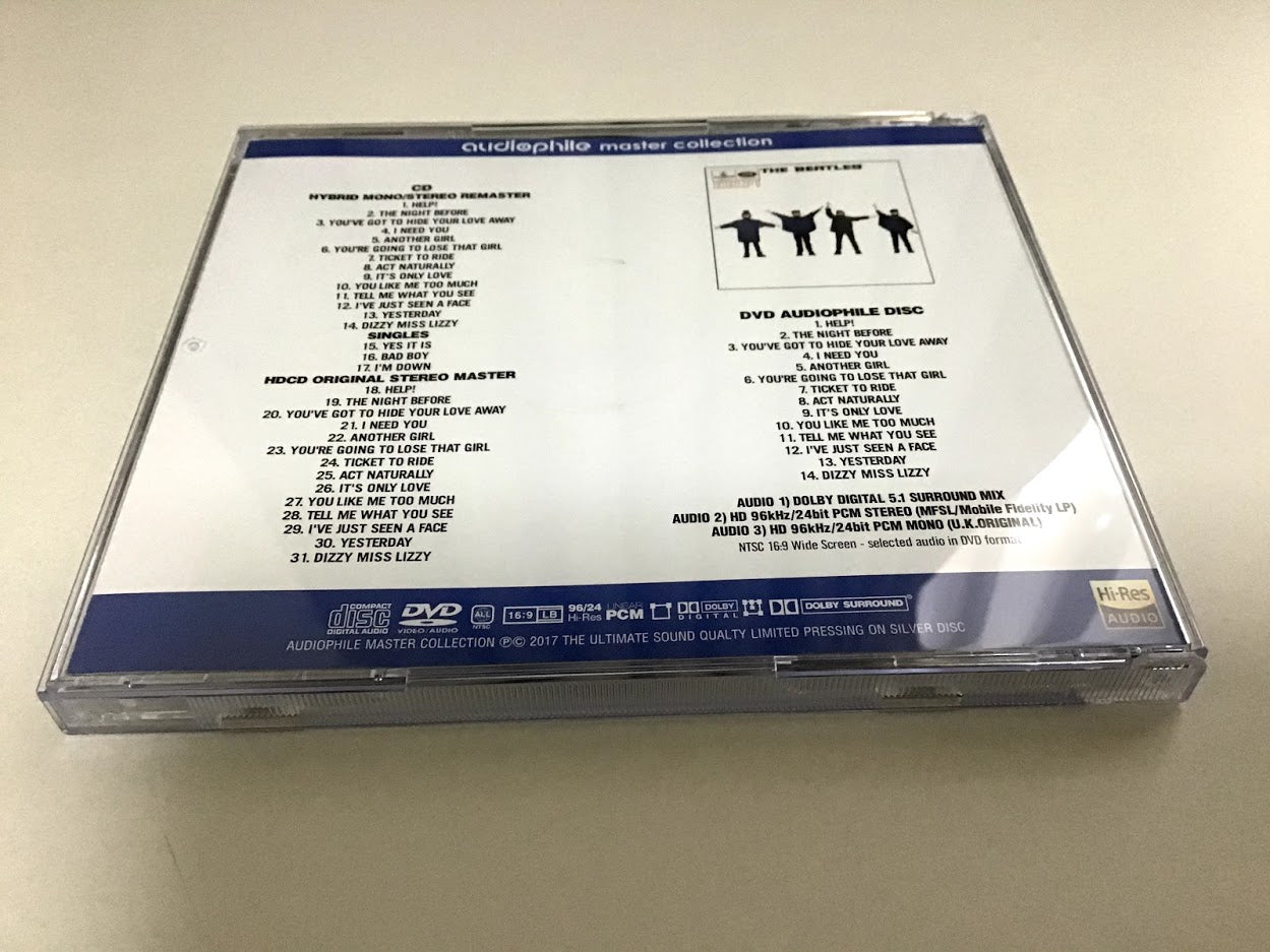 The Beatles HELP! Audiophile Master Collection 1CD 1DVD Set Music Rock Pops