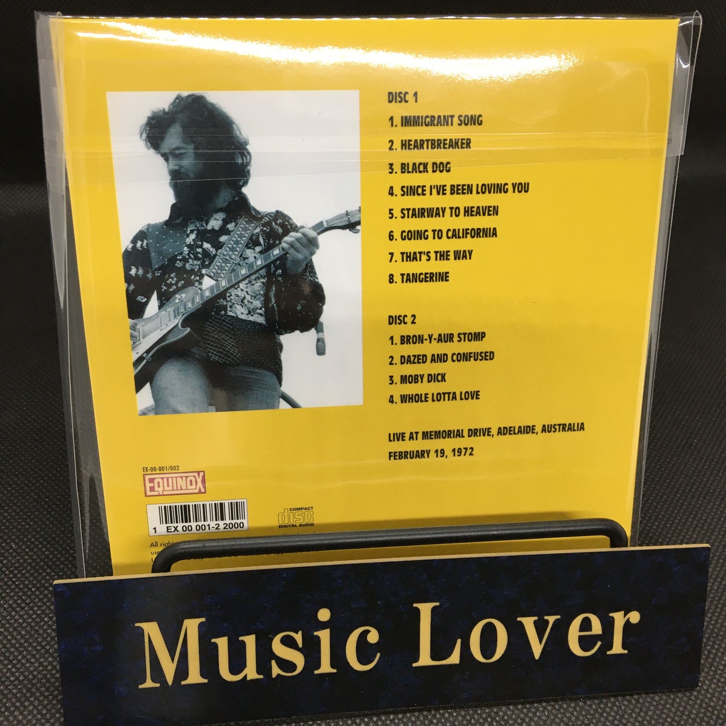 LED ZEPPELIN / LIVE IN ADELAIDE 1972 (2CD) Paper cover