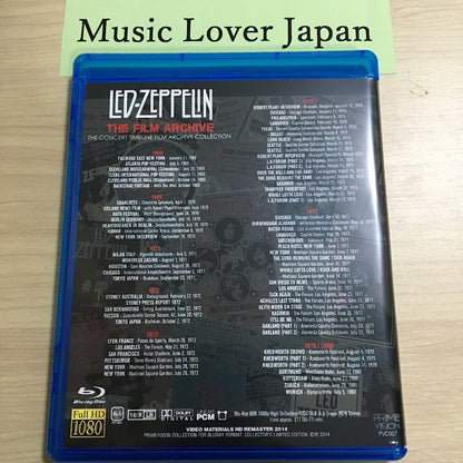 Led Zeppelin Page & Plant 1996 Presentation Japan Tour Blu-ray 8 Discs BDR