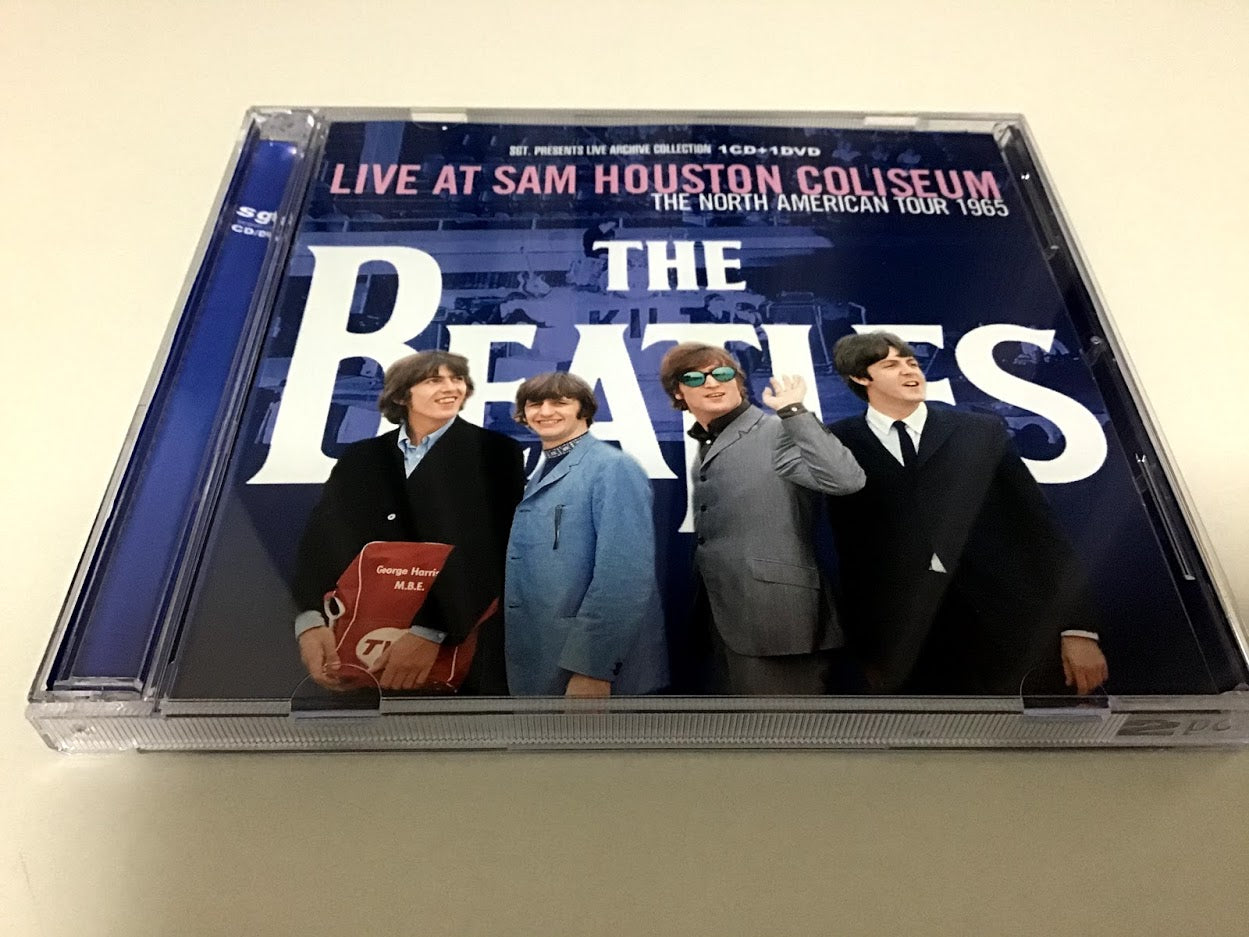 The Beatles Sam Houston Coliseum 1965 1 CD 1 DVD 2 Discs Set Music Sgt Label F/S