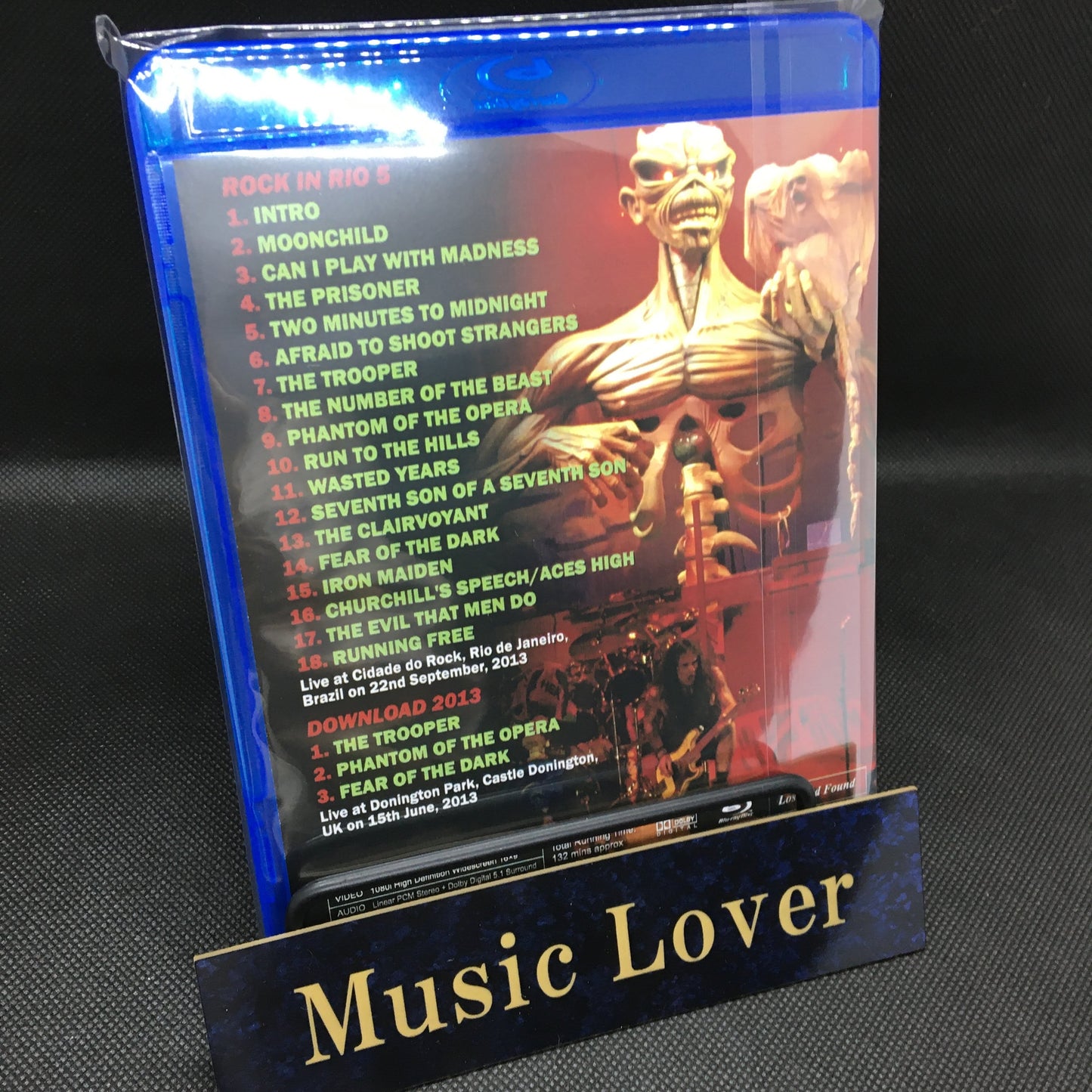 Iron Maiden Rock In Rio Brazil Maiden England Tour 2013 Blu-ray 1BDR