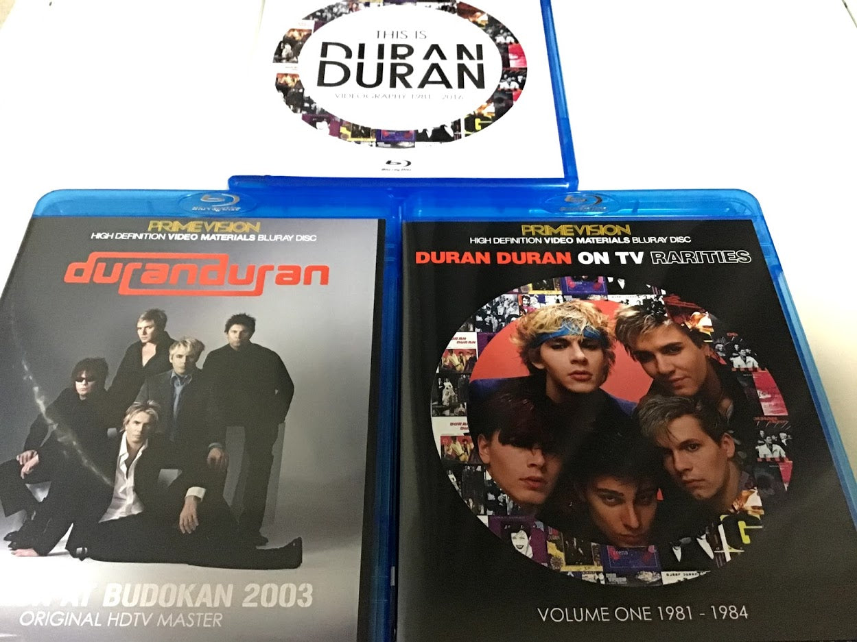 Duran Duran Budokan 2003 ON TV Rarities 1981-1984 2016 Blu-ray 3 Title 4 Discs