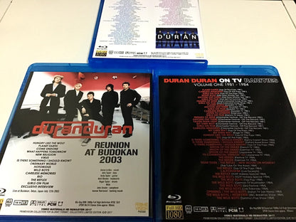 Duran Duran Budokan 2003 ON TV Rarities 1981-1984 2016 Blu-ray 3 Title 4 Discs