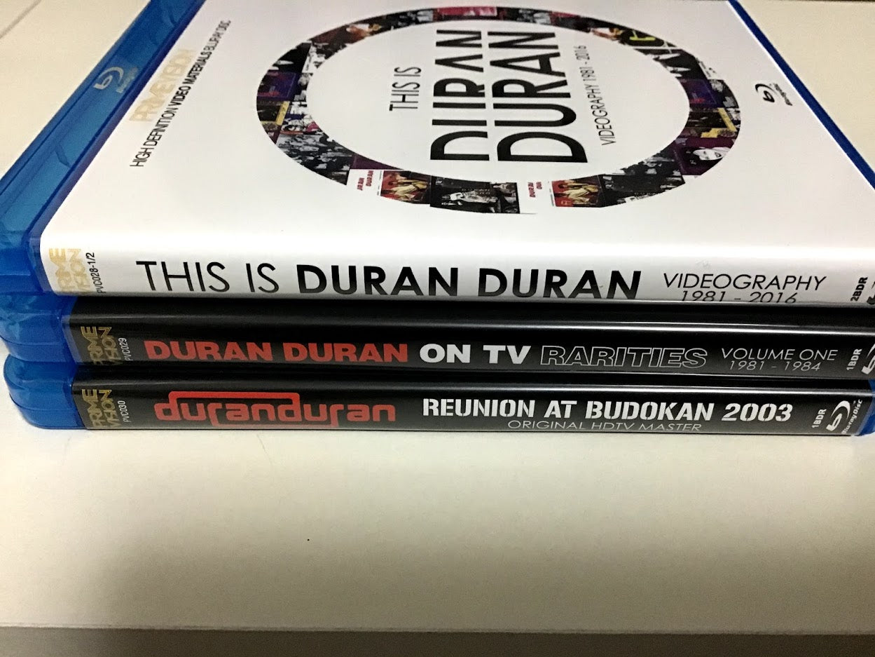 Duran Duran Budokan 2003 ON TV Rarities 1981-1984 2016 Blu-ray 3 Title 4 Discs