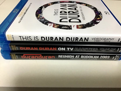 Duran Duran Budokan 2003 ON TV Rarities 1981-1984 2016 Blu-ray 3 Title 4 Discs
