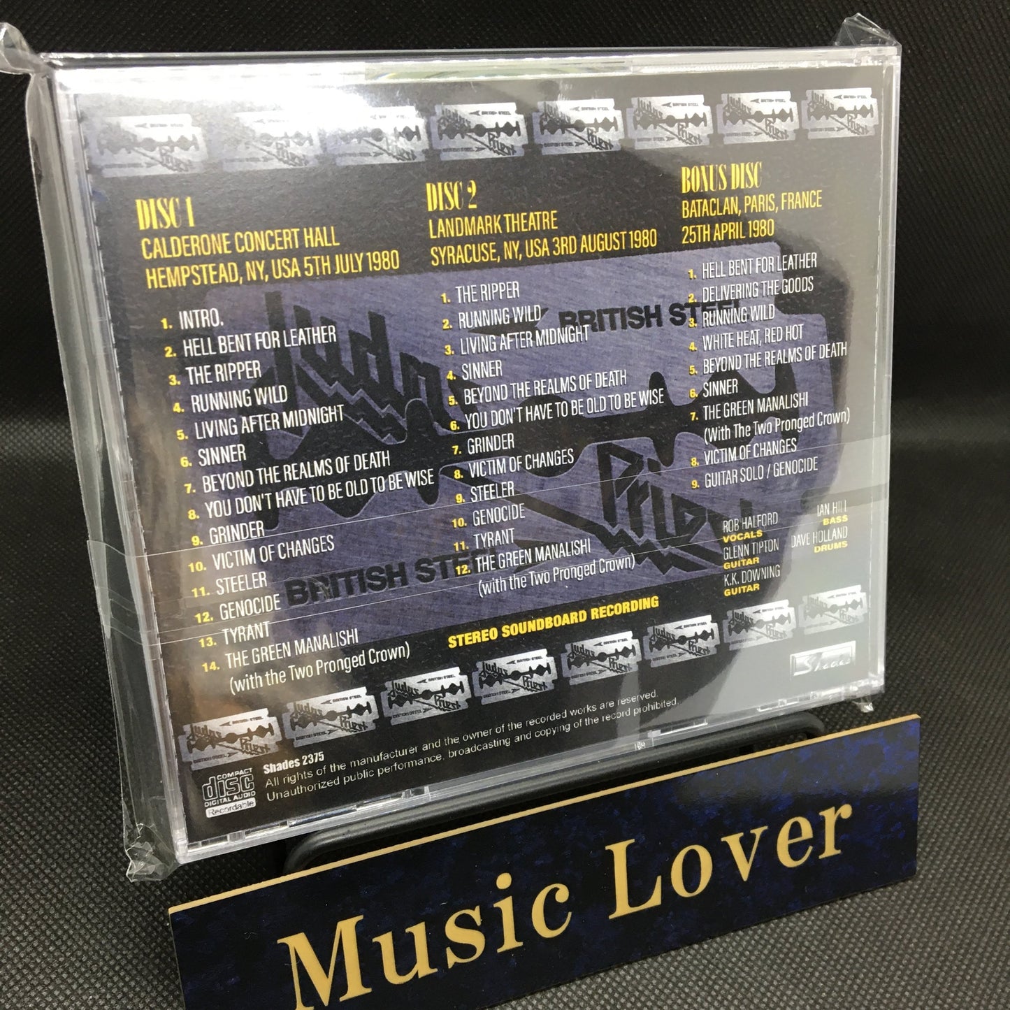 JUDAS PRIEST / NEW YORK STEEL The Soundboard Collection 1980 (3CDR)