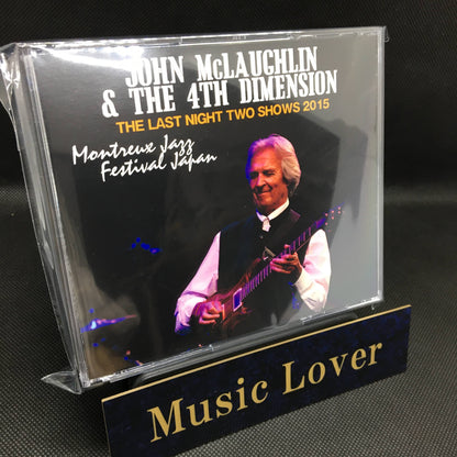 JOHN McLAUGHLIN Y LA 4TA DIMENSIÓN / LA ÚLTIMA NOCHE DOS ESPECTÁCULOS 2015 (3CDR)