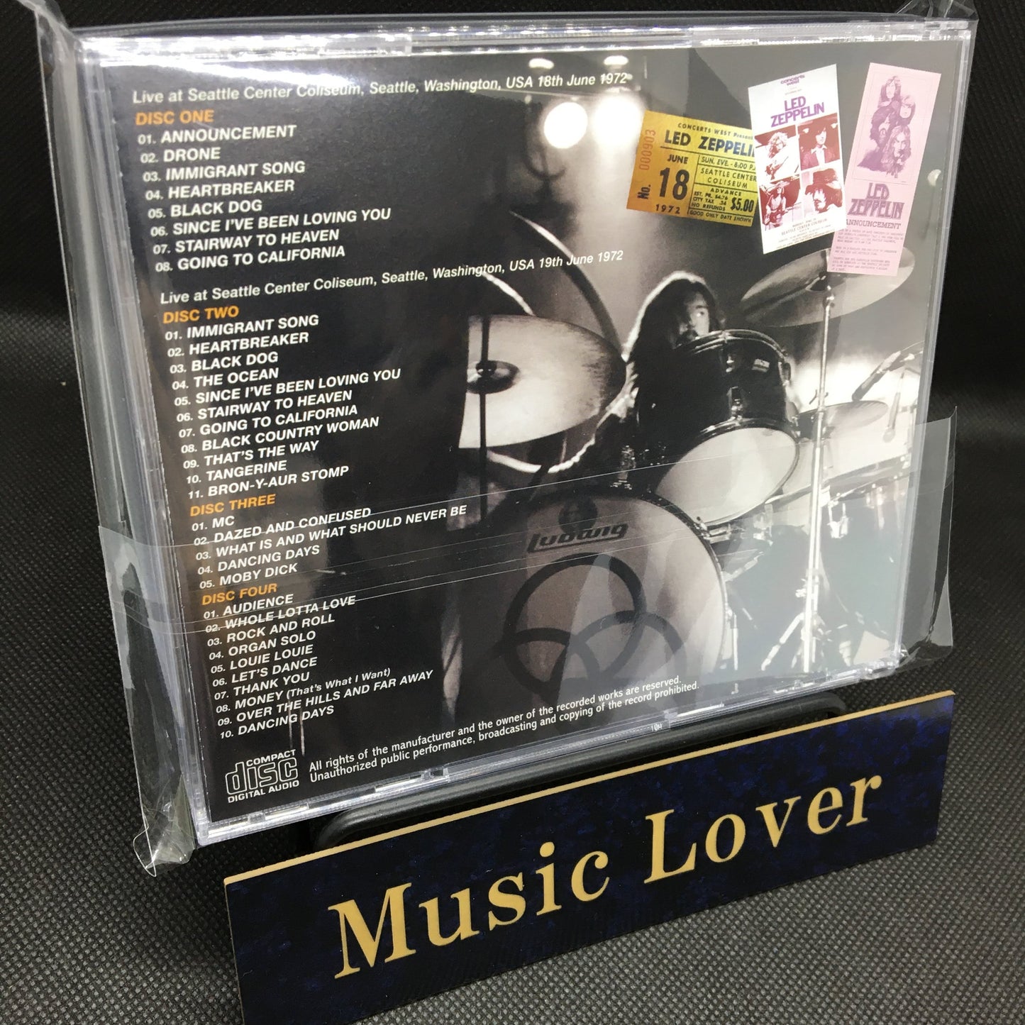 LED ZEPPELIN / SIZZLES IN SEATTLE (4CD)