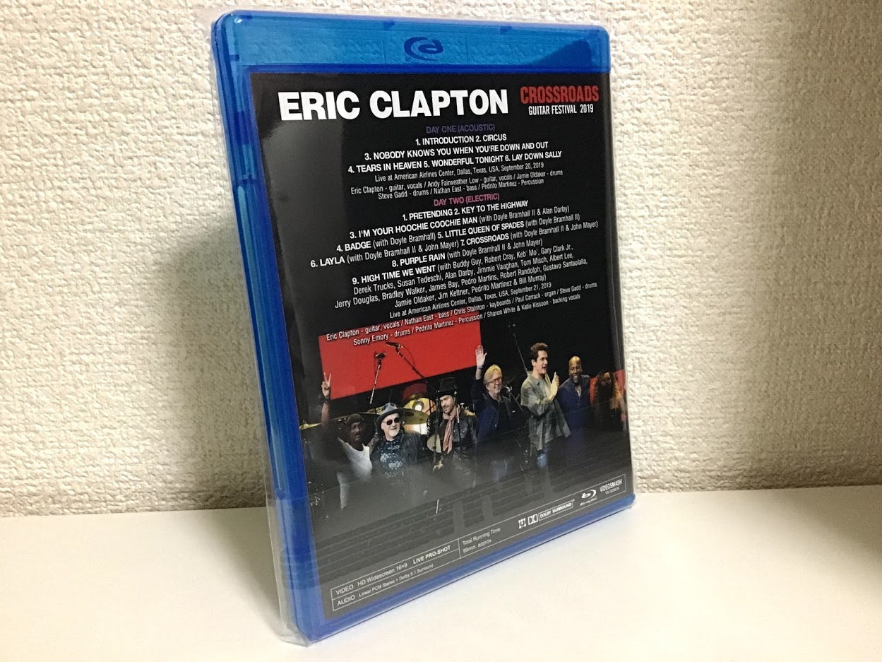 Eric Clapton Crossroads Guitar Festival 2019 Blu-ray 1 Disc 15 Tracks Music Rock