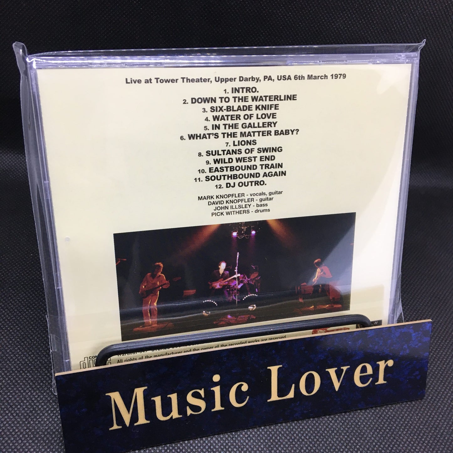 DIRE STRAITS / PHILADELPHIA 1979 PRE-FM REEL STEREO SOUNDBOARD (1CD)