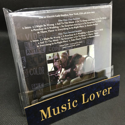 RADIOHEAD / ELECTRIC LADY STUDIOS 2003 UNPLUGGED SHOW STEREO SOUNDBOARD (2CDR)