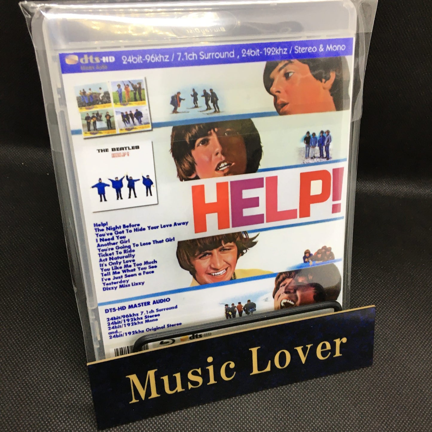The Beatles / HELP! 24bit-96khz / 7.1ch Surround, 24bit-192khz / Stereo & Mono (1BDR)