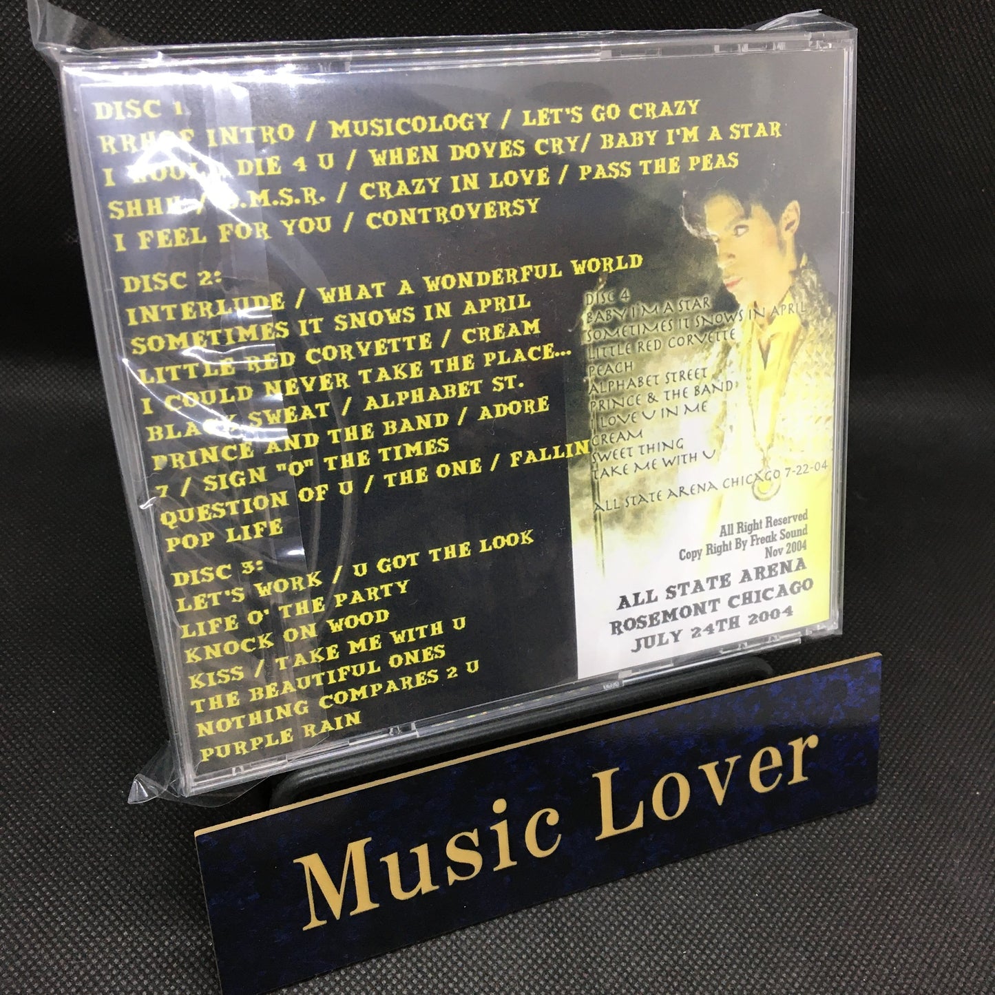 Prince / 7-24-04 & 7-22-04 Chicago (4CDR)