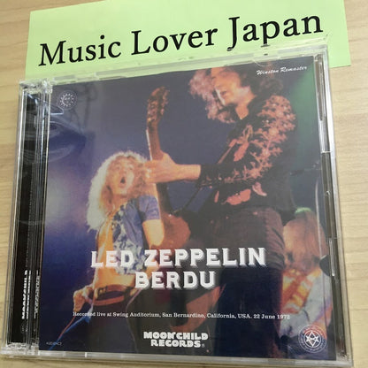 Led Zeppelin Berdu 1972 Winston Remasters 2CD Moonchild Records